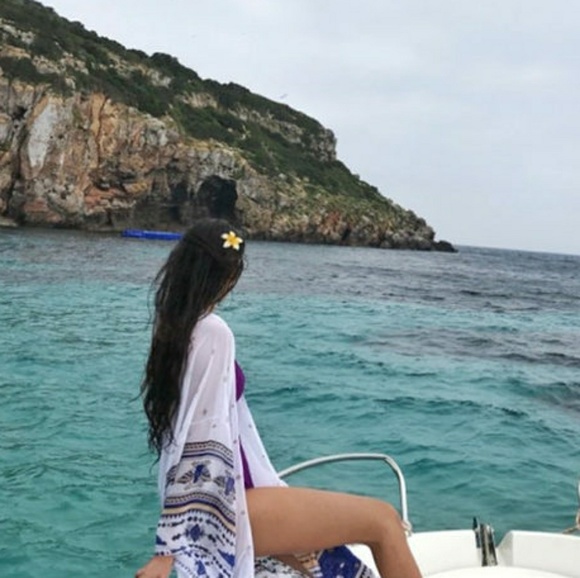 Vacation Vibes Long Boho Tribal Print Kimono    - Picture 7 of 7